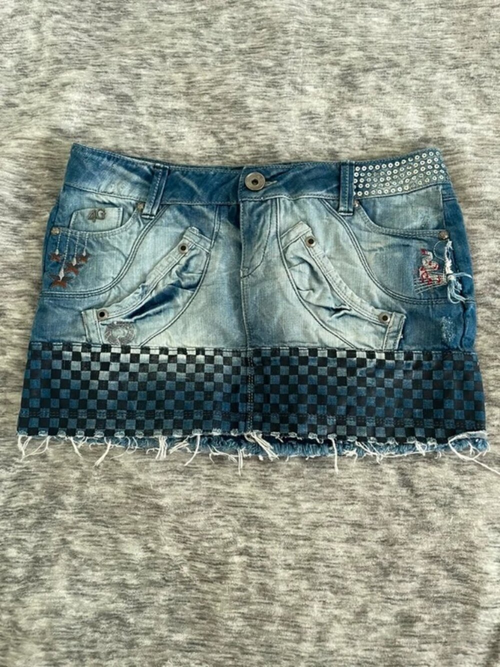Four G denim skirt